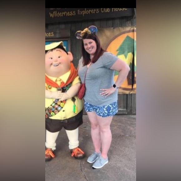 Boohoo blue and white shorts - Picture 5 of 5